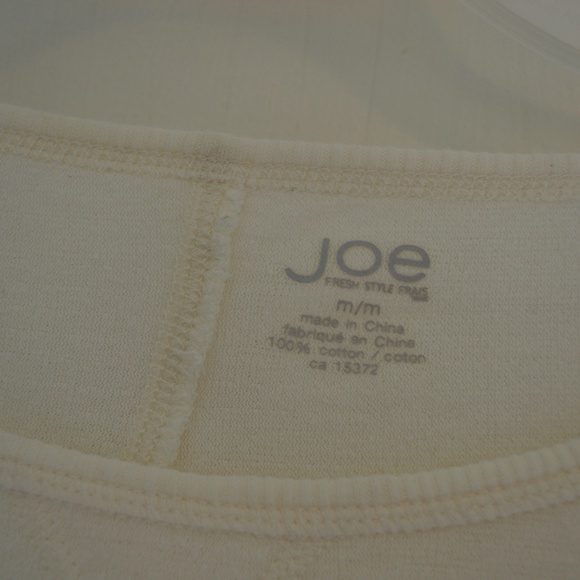 Long Sleeve White Cotton Tee Shirt - Picture 4 of 5